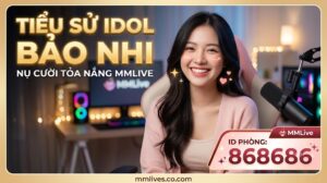 Ảnh thumbnail bài viết TIỂU SỬ IDOL BẢO NHI - NỤ CƯỜI TỎA NẮNG MMLIVE, ID PHÒNG: 868686. Hình ảnh Idol Bảo Nhi cười rạng rỡ trong phòng livestream MMLive, domain mmlive8.jp.net.